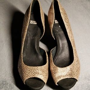 Uggs high heels wedges